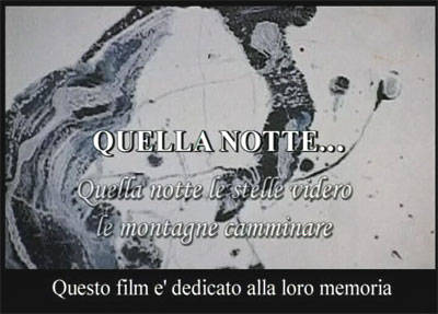 Film testimonianze Vajont, 2003, di Enzo Balestrieri